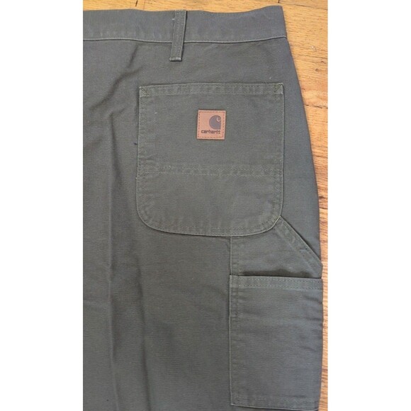 Carhartt Relaxed Fit Rugged Flex Men's Work Shorts Green Size 48 X 10 EUC - Picture 6 of 6